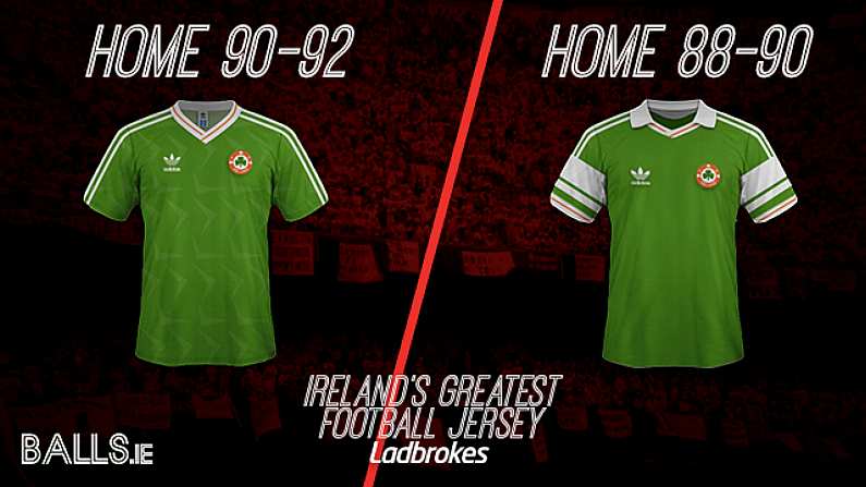 Vote For Ireland's Greatest Football Jersey - The Final