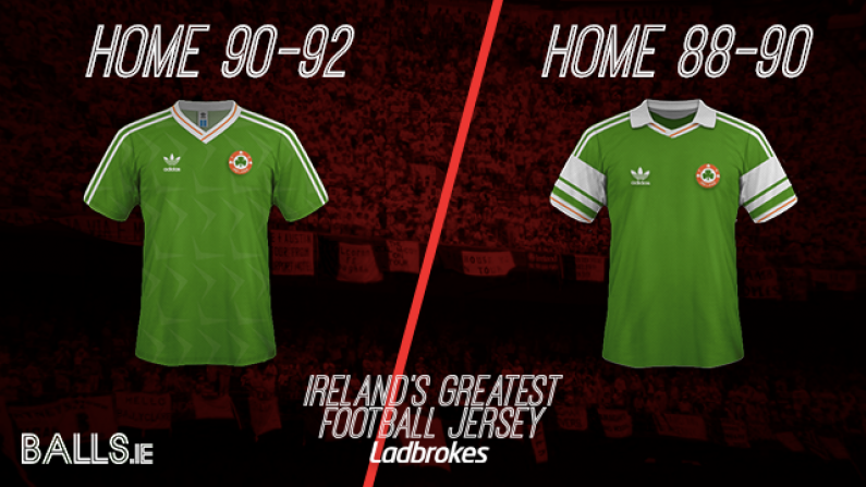 Vote For Ireland's Greatest Football Jersey - The Final