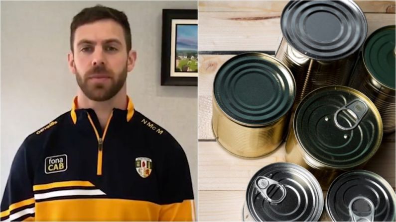 Antrim Inter-County Footballers & Hurlers Donate £6,000 To Local Food Banks