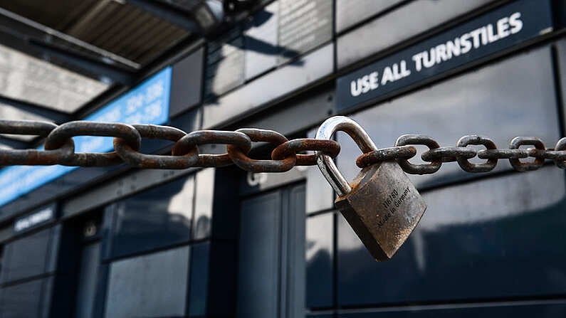 15 March 2020; A general view of Croke Park Stadium. Following directives from the Irish Government and the Department of Health the majority of the country's sporting associations have suspended all activity until March 29, in an effort to contain the spread of the Coronavirus (COVID-19). Photo by Sam Barnes/Sportsfile