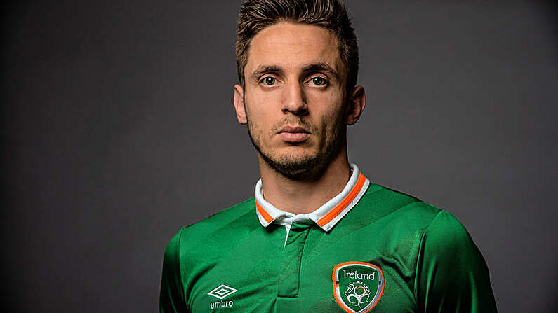 27 March 2016; Kevin Doyle during a Republic of Ireland Portrait Session at Castleknock Hotel in Dublin. Photo by David Maher/Sportsfile