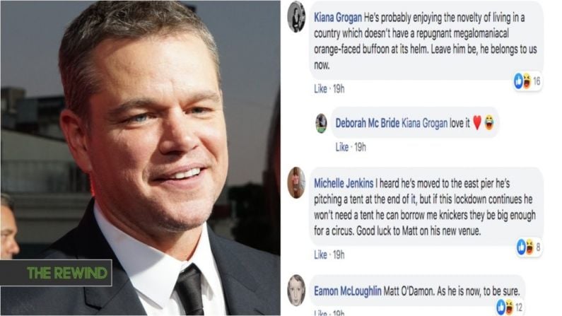 The People Of Dalkey Want The US Media To Leave Matt Damon Alone