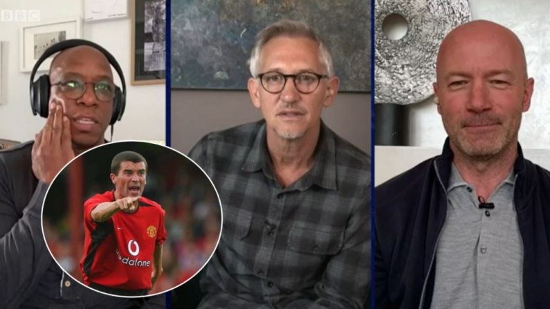 Lineker Totally Disagreed With Shearer And Wright's Rating Of Roy Keane