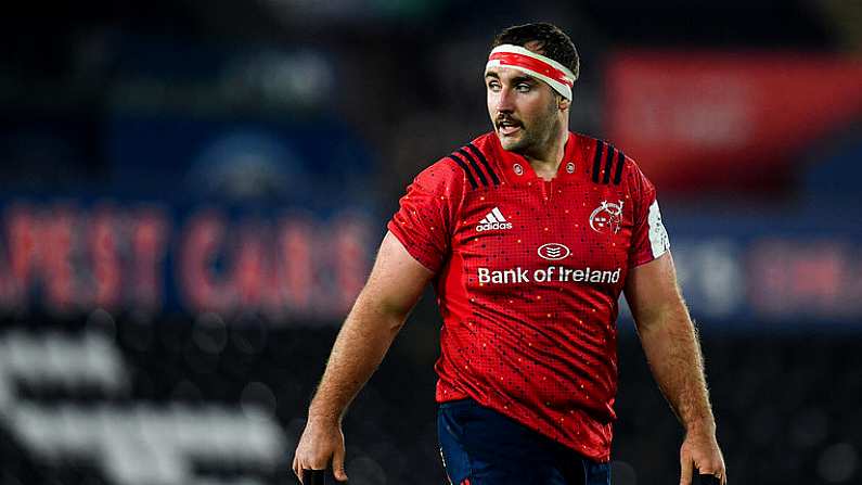 16 November 2019; James Cronin of Munster during the Heineken Champions Cup Pool 4 Round 1 match between Ospreys and Munster at Liberty Stadium in Swansea, Wales. Photo by Seb Daly/Sportsfile