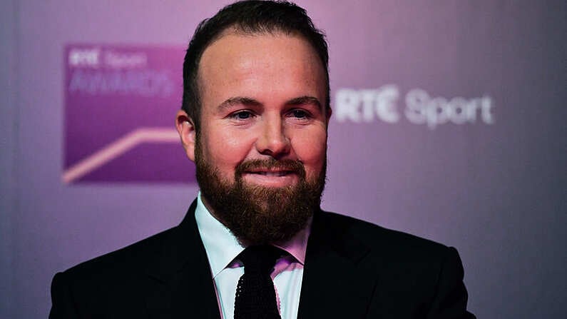 14 December 2019; In attendance during the RTE Sports Awards 2019 at RTE studios in Donnybrook, Dublin, is 2019 Open Champion golfer Shane Lowry. Photo by Brendan Moran/Sportsfile