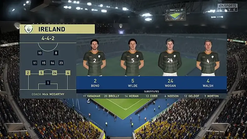 There's An Irish Team In The Celebrity FIFA 20 World Cup And We're Class