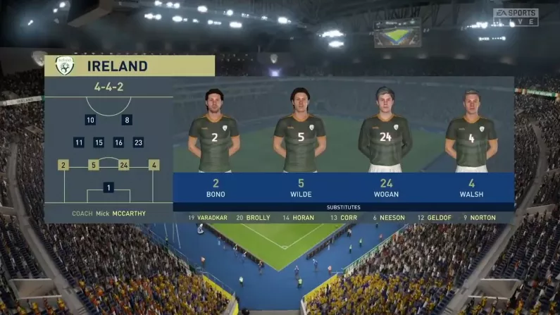 There's An Irish Team In The Celebrity FIFA 20 World Cup And We're Class