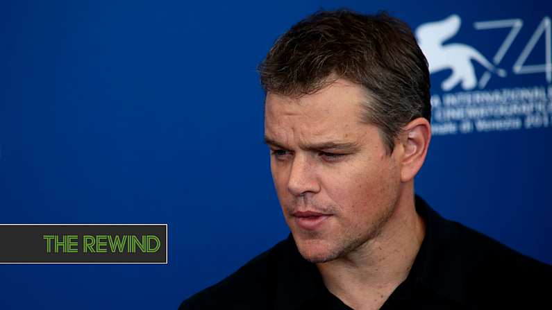 Matt Damon Could Be Leaving Ireland - What Will We Do Now?