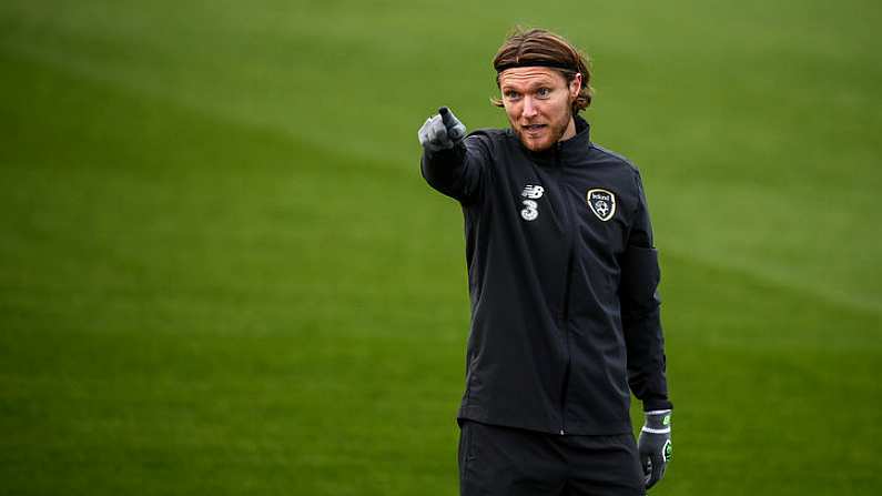 13 November 2019; Jeff Hendrick during a Republic of Ireland training session at the FAI National Training Centre in Abbotstown, Dublin. Photo by Stephen McCarthy/Sportsfile