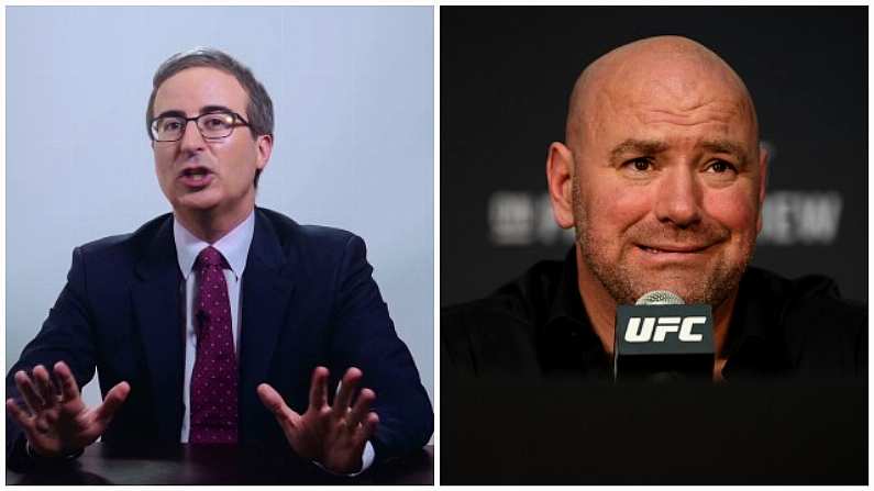 John Oliver Rips Dana White For Trademarking His Show's Idea