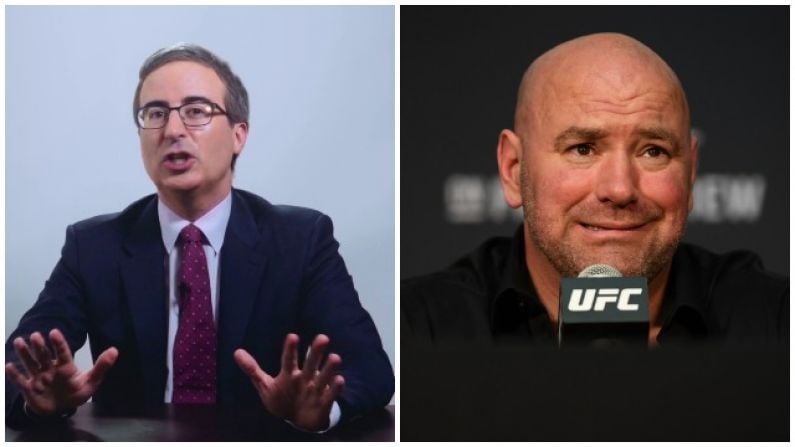 John Oliver Rips Dana White For Trademarking His Show's Idea