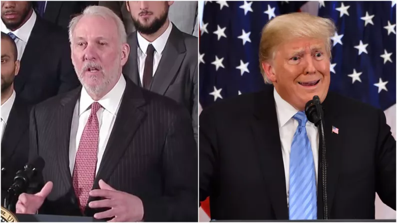 "Coward" And "Deranged Idiot" - Coach Popovich Absolutely Minces Donald Trump
