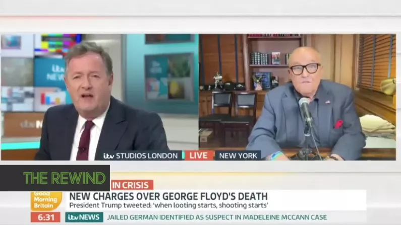 Watch: Piers Morgan And Rudy Giuliani Tear Strips Off Each Other On Live TV