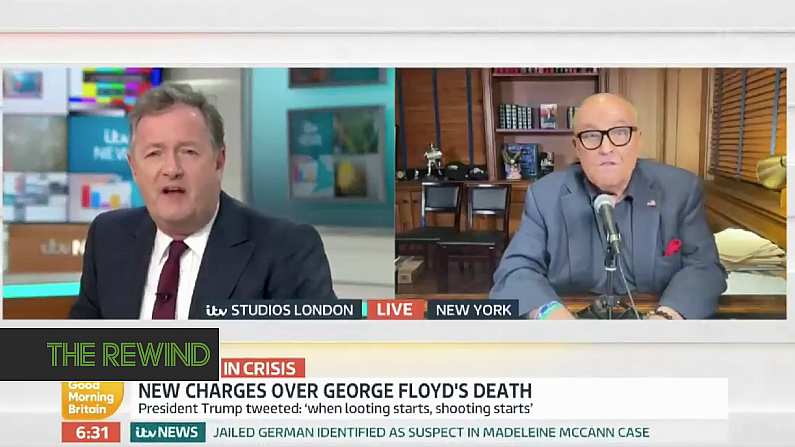 Watch: Piers Morgan And Rudy Giuliani Tear Strips Off Each Other On Live TV