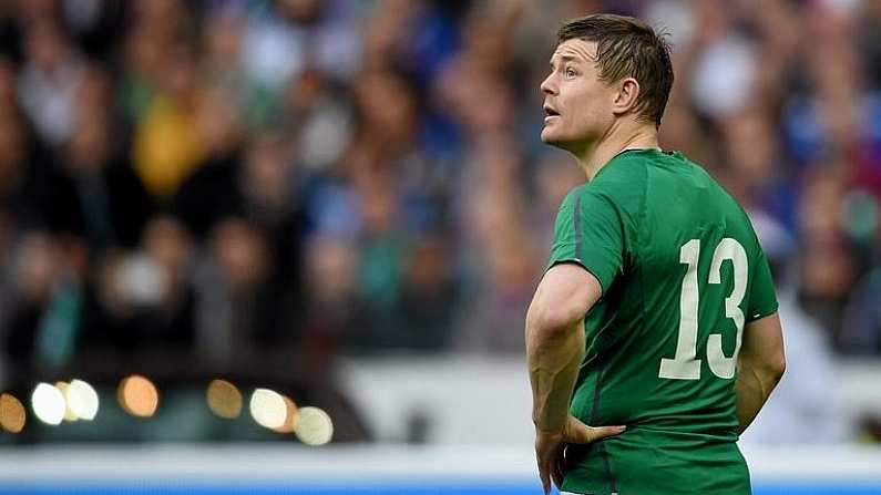 15 March 2014; Brian O'Driscoll, Ireland. RBS Six Nations Rugby Championship 2014, France v Ireland. Stade De France, Saint Denis, Paris, France. Picture credit: Stephen McCarthy / SPORTSFILE