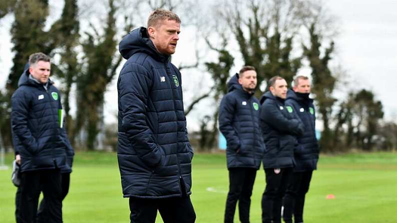 21 January 2019; Celtic FC Reserve team coach, and former Republic of Ireland international, Damien Duff during the FAI UEFA Pro Licence course at Johnstown House in Enfield, County Meath. Photo by Seb Daly/Sportsfile