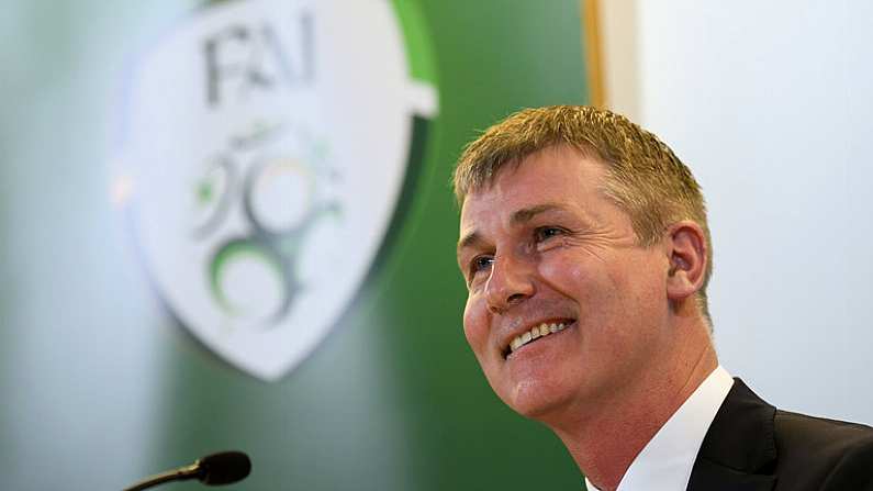 26 November 2018; Newly appointed Republic of Ireland U21 manager Stephen Kenny during a press conference at Aviva Stadium in Dublin. Photo by Stephen McCarthy/Sportsfile