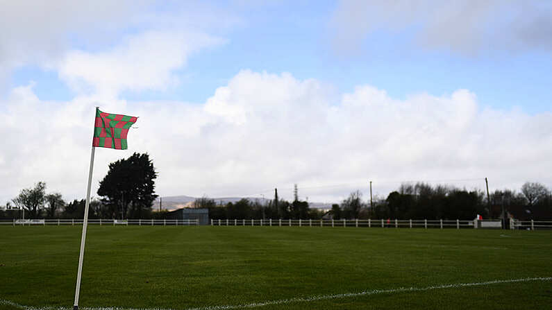 22 April 2018; A general view inside the stadium prior to the FAI Youth Interleague Cup Final match between Mayo Schoolboys & Youths Association Football League and Cork Youth League at Milebush Park in Castlebar, Mayo. Photo by Harry Murphy/Sportsfile