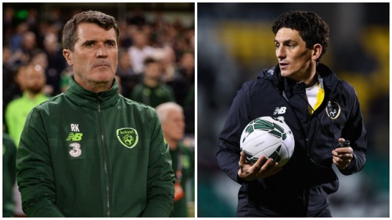 Roy Keane Goes In Two-Footed On Ireland Assistant Keith Andrews