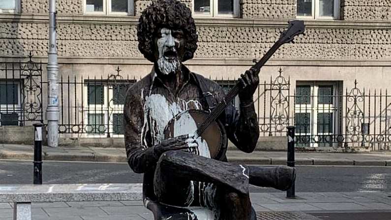 Now The Other Luke Kelly Statue Has Been Attacked Too