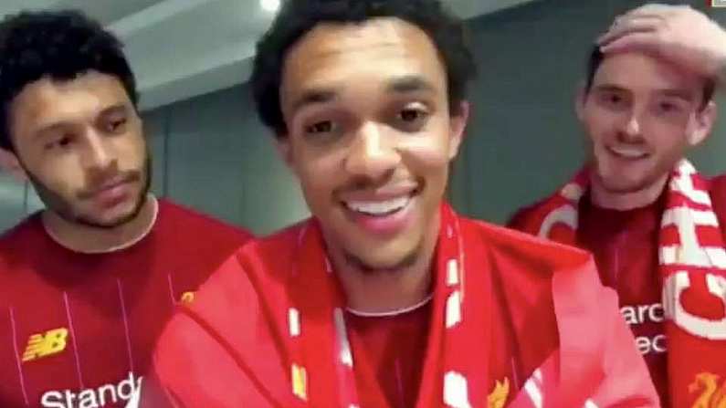 Watch: Trent Alexander-Arnold Interview Hijacked By Drunken Teammates