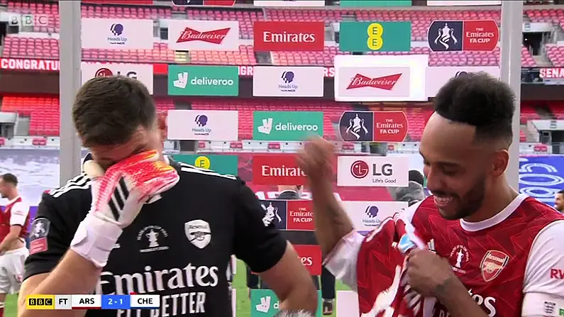 Watch: Emiliano Martinez Breaks Down During Emotional Post-Match Interview