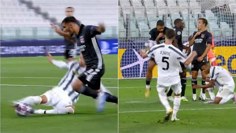 Juventus Vs Lyon Featured Two Of The Worst Penalty Calls You'll Ever See