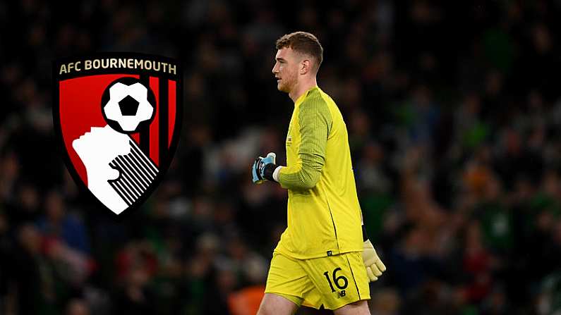 10 September 2019; Mark Travers of Republic of Ireland during the 3 International Friendly match between Republic of Ireland and Bulgaria at Aviva Stadium, Dublin. Photo by Eoin Noonan/Sportsfile