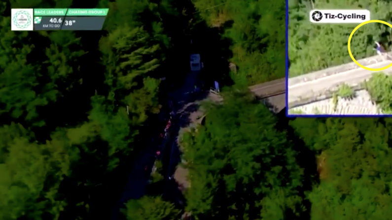 Watch: Belgian Cycling Star Falls Over Edge Of Bridge During Il Lombardia
