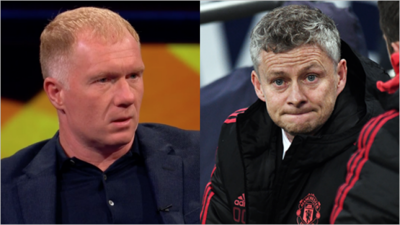 Paul Scholes Identifies The 'Biggest Problem' In The Manchester United Team