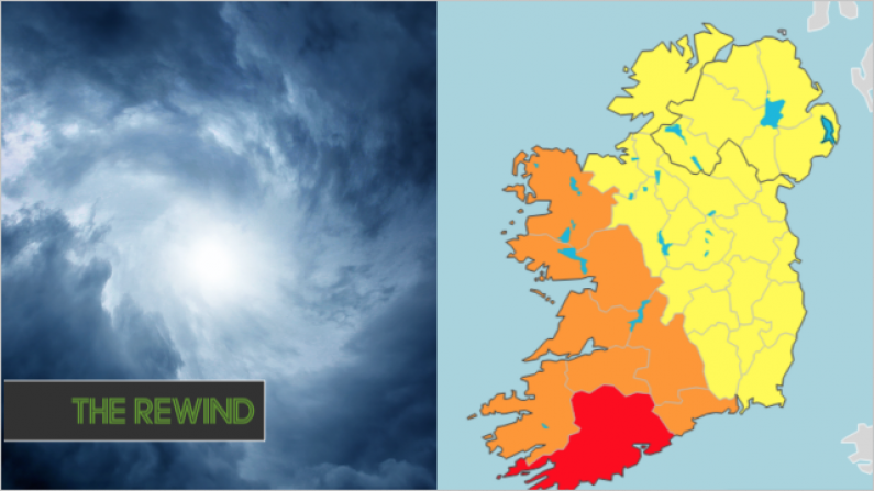 Met Éireann Issues Status Orange Weather Warning For Eight Counties