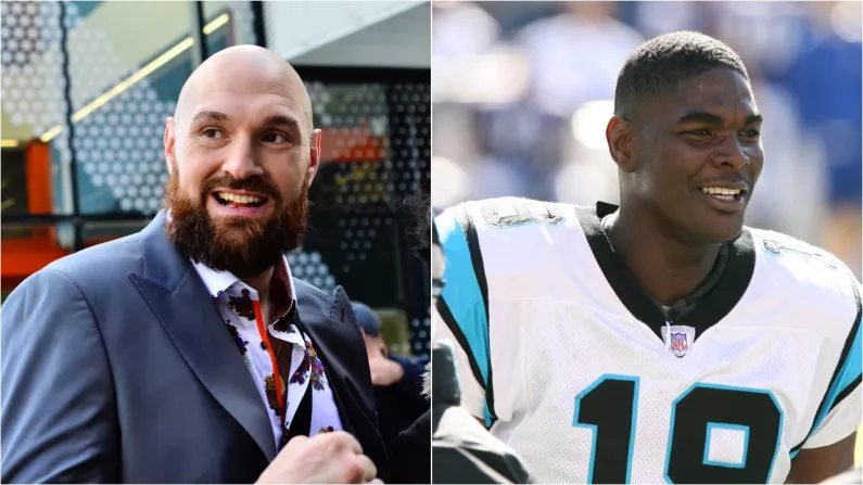 Tyson Fury Had Words With Ex-NFL Player Who Called Out His Credentials