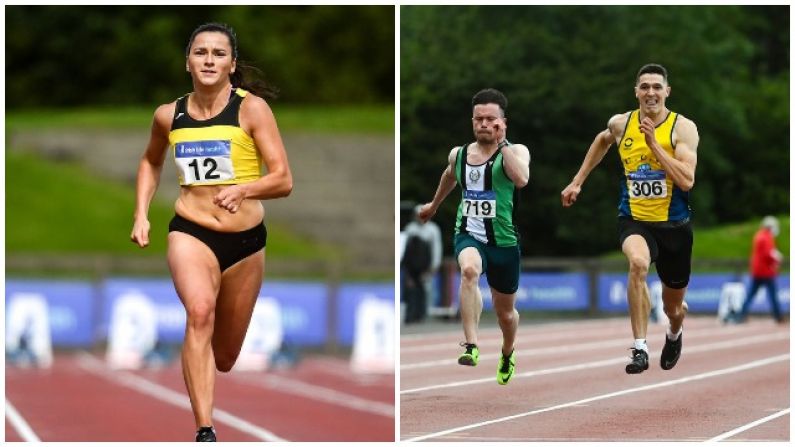 Phil Healy And Stephen Gaffney Claim National 100m Titles