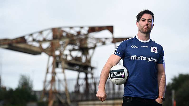 24 August 2020; Pictured is All-Ireland winning Dublin and Ballyboden St Enda's footballer Michael Darragh MacAuley ahead of AIBs The Toughest Summer, a documentary which tells the story of Summer 2020 which saw an unprecedented halt to Gaelic Games. Brought to you by AIB and directed by award-winning filmmaker Ross Whitaker, the 50-minute documentary, which features Michael Darragh MacAuley among others within the GAA community, will air on RTE One on Tuesday, August 25th at 10.10pm and will be available on AIBs YouTube channel from 1pm on Thursday, August 27th at www.youtube.com/aib. Photo by David Fitzgerald/Sportsfile