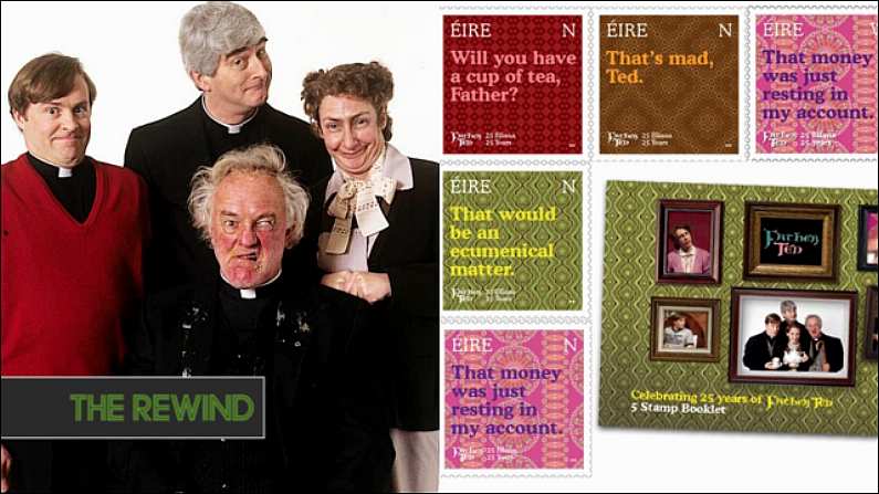 An Post Release Father Ted Stamps With Iconic Lines To Mark The Show's 25th Anniversary