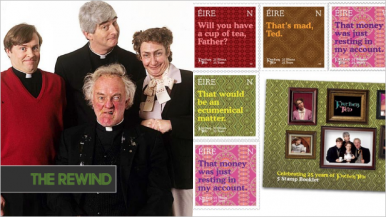 An Post Release Father Ted Stamps With Iconic Lines To Mark The Show's 25th Anniversary