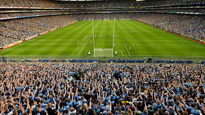 14 September 2019; A general view of Croke Park during the GAA Football All-Ireland Senior Championship Final Replay between Dublin and Kerry at Croke Park in Dublin. Photo by Stephen McCarthy/Sportsfile