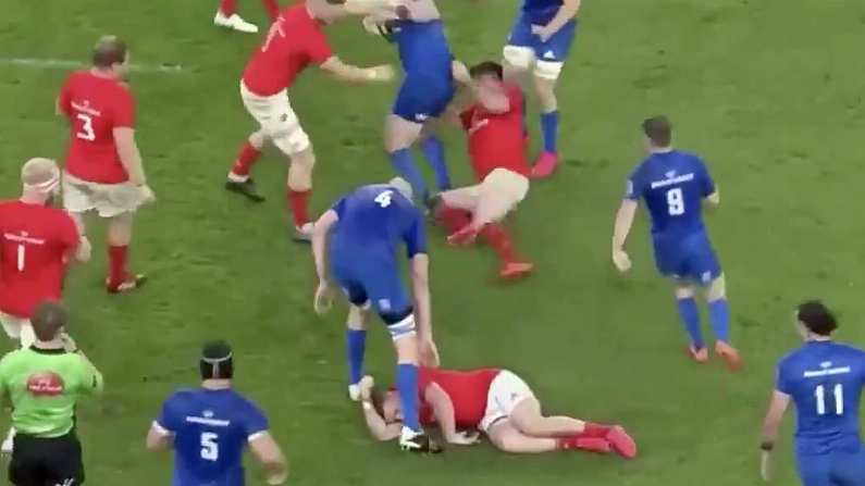 WATCH: Devin Toner Stands Protectively Over An Injured Andrew Conway As Play Continues