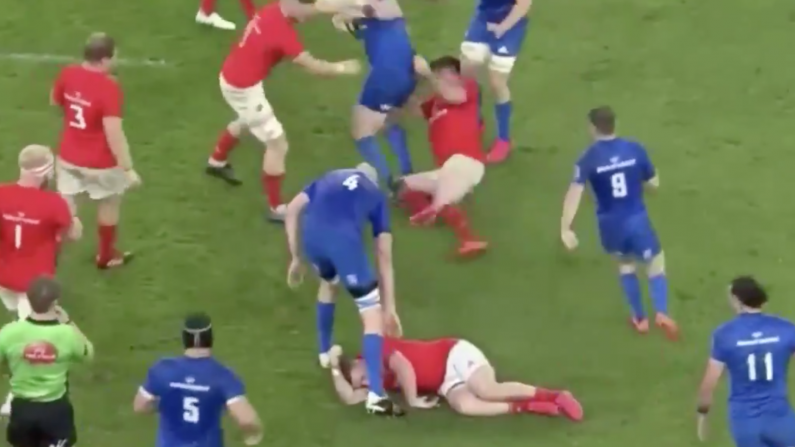 WATCH: Devin Toner Stands Protectively Over An Injured Andrew Conway As Play Continues
