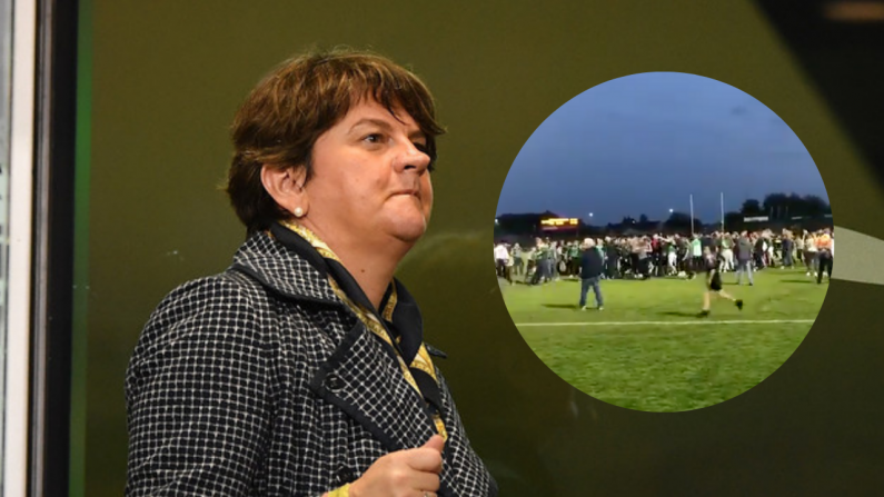 Arlene Foster 'Deeply Concerned' With Scenes At End Of Tyrone County Final
