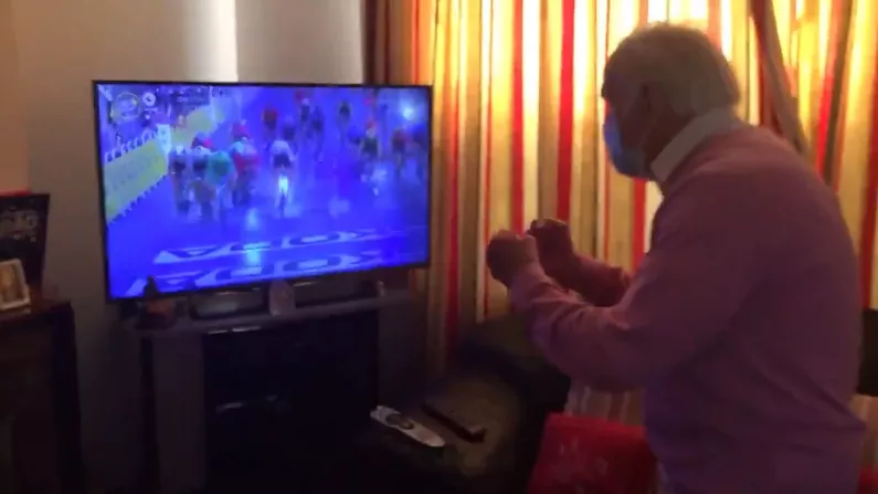 Bask In Sam Bennett's 89-Year-Old Grandfather Cheering Him Across The Finish Line