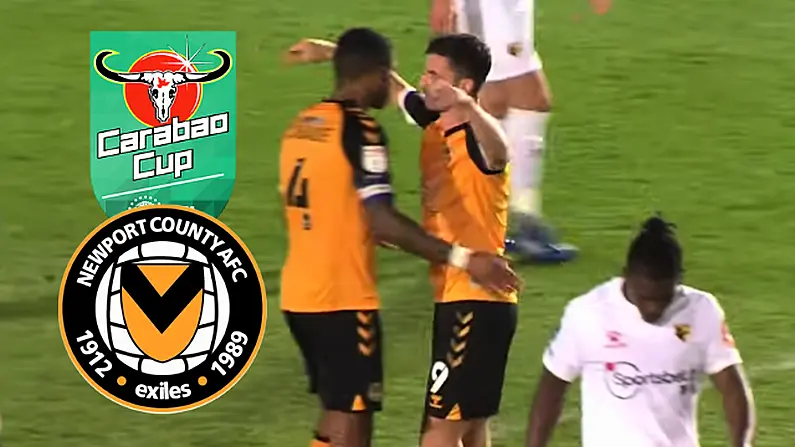 Watch: Padraig Amond Is At It Again With Another Cup Giant-killing