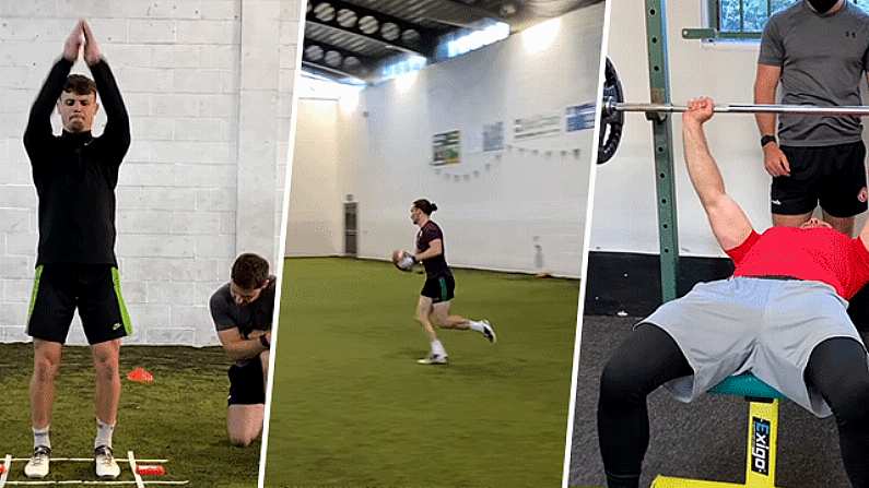 Watch: Meath Senior Footballers Take On The NFL Combine