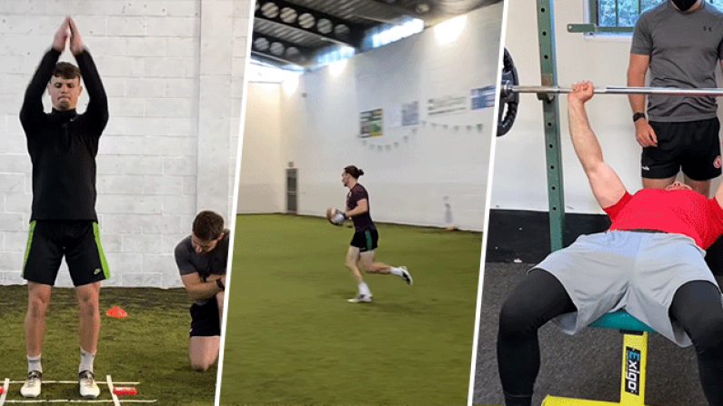 Watch: Meath Senior Footballers Take On The NFL Combine