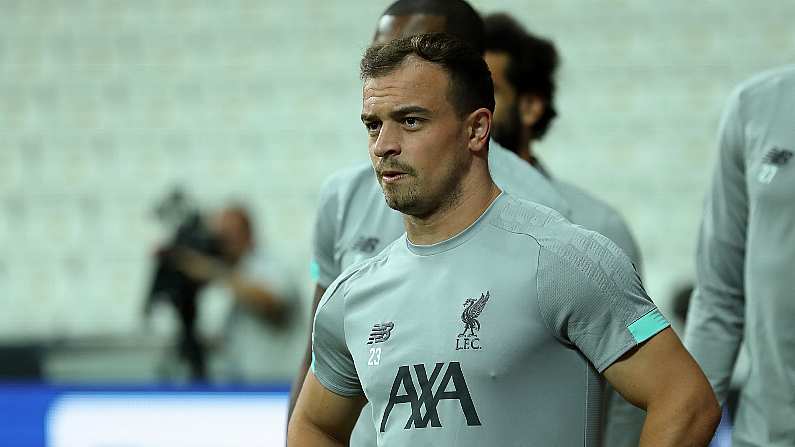 Report: Xherdan Shaqiri Left Out Of Liverpool Squad Due To Transfer Interest