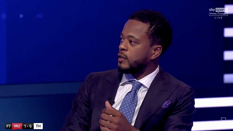 Watch: Evra Asks Sky Sports To Let Him Go So He Won't Have To Analyse United Games