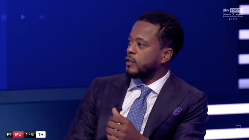 Watch: Evra Asks Sky Sports To Let Him Go So He Won't Have To Analyse United Games