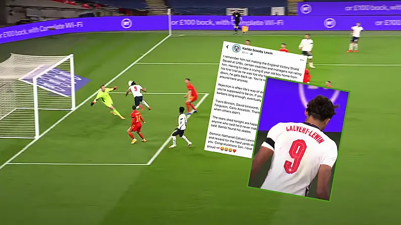 Calvert-Lewin's Father Posts Emotional Message After Debut England Goal