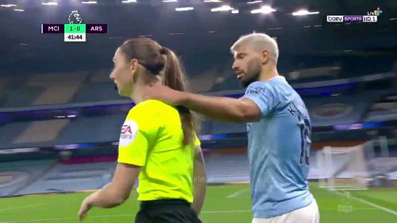 Pep Guardiola Defends Aguero Over Massey-Ellis Incident