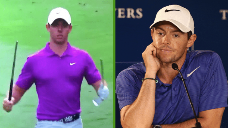 Watch: Rory McIlroy Snaps Club In Half During Frustrating Round In California